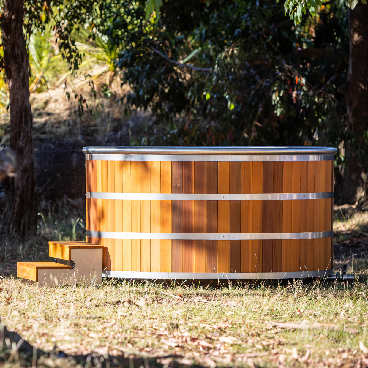 Stainless & Cedar Hot Tubs